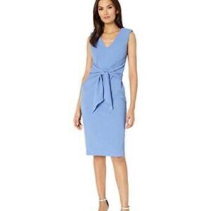 Adrianna Papell Women's‎ Rio Knit TIE Sheath Dress, Lavender Lake size 6